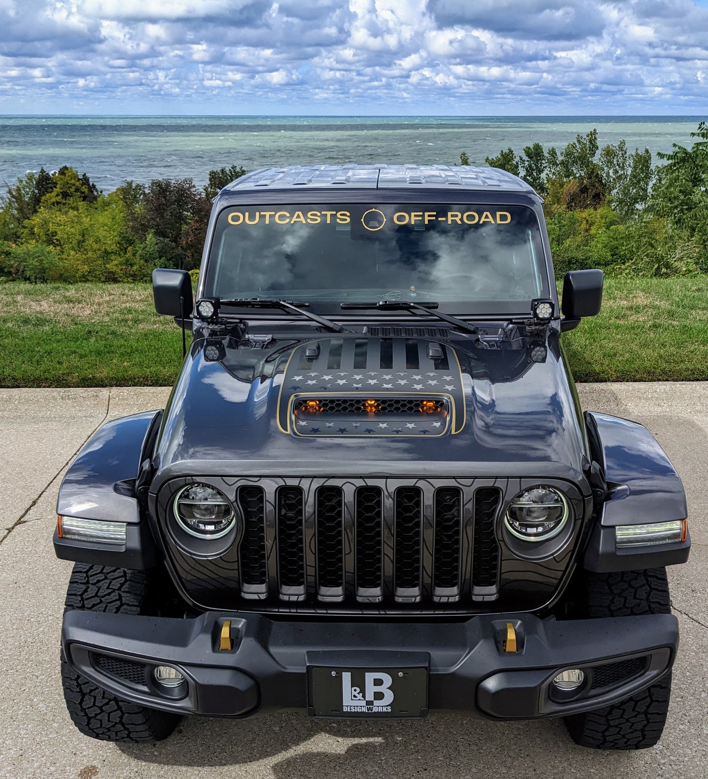 Outcasts Off-Road Windshield Banner