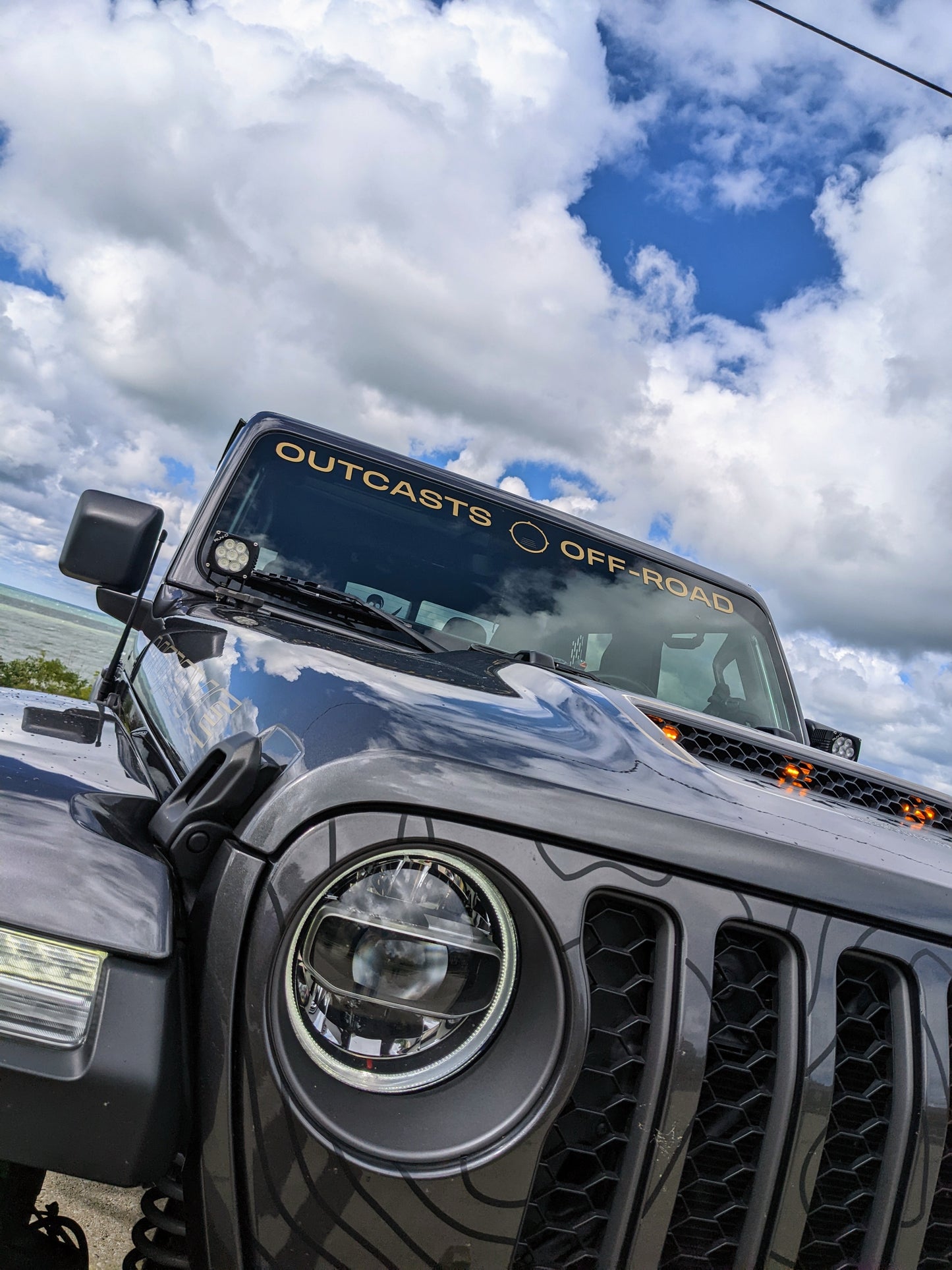 Outcasts Off-Road Windshield Banner