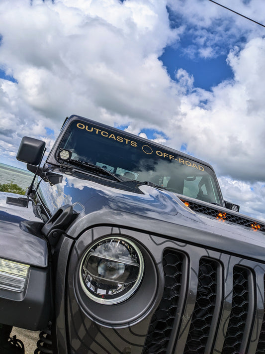 Outcasts Off-Road Windshield Banner